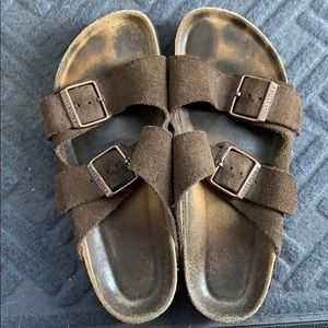 Brown Suede Birkenstock Arizona